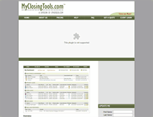 Tablet Screenshot of myclosingtools.com